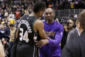 字母哥比赛直播_NBA雄鹿最新动态_字母哥科比挑战水壶刻字